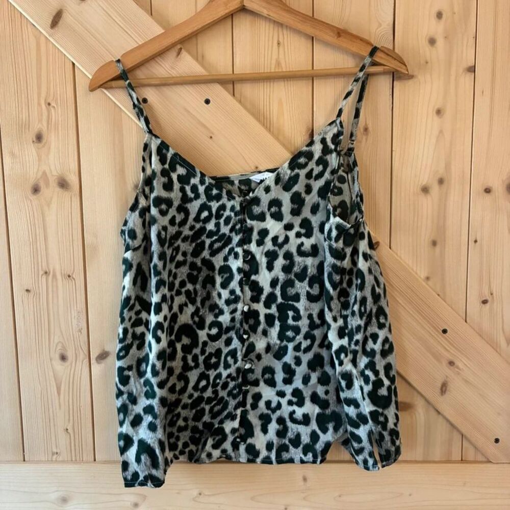 Bb Dakota green animal print tank